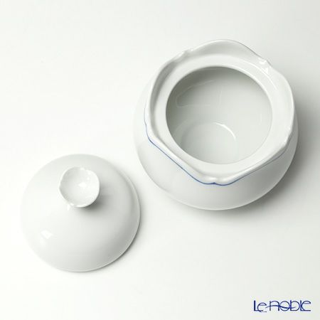 マイセン（Meissen） ホワイトマイセン（VIP） 825009／23925 カバードシュガー 11cm