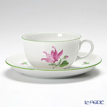 アウガルテン（AUGARTEN） ウィンナーフラワー（5089H） シクラメン ティーカップ＆ソーサー（S） 200ml（001）