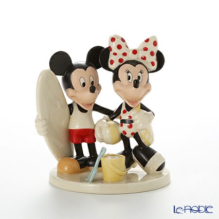 レノックス ディズニーフィギュリン ミッキー＆フレンズ ミッキー＆ミニー ファン イン ザ サン 3LNL830-094
