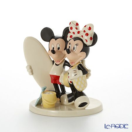 レノックス ディズニーフィギュリン ミッキー＆フレンズ ミッキー＆ミニー ファン イン ザ サン 3LNL830-094