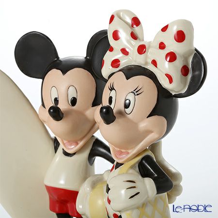 レノックス ディズニーフィギュリン ミッキー＆フレンズ ミッキー＆ミニー ファン イン ザ サン 3LNL830-094