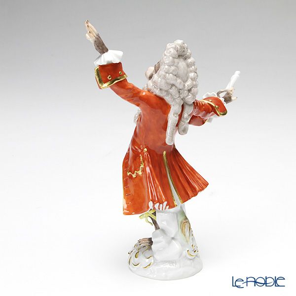 マイセン（Meissen） マイセン人形 猿の楽隊 900300／60001 コンダクター 17.5cm