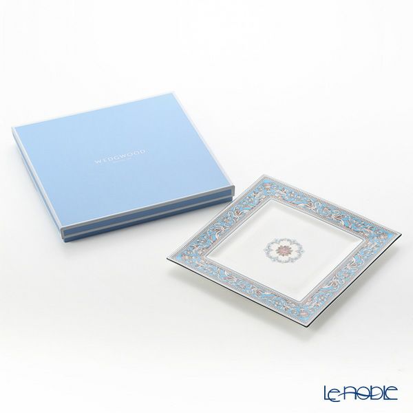 ウェッジウッド（Wedgwood） フロレンティーン ターコイズ スクエアプレート 27cm