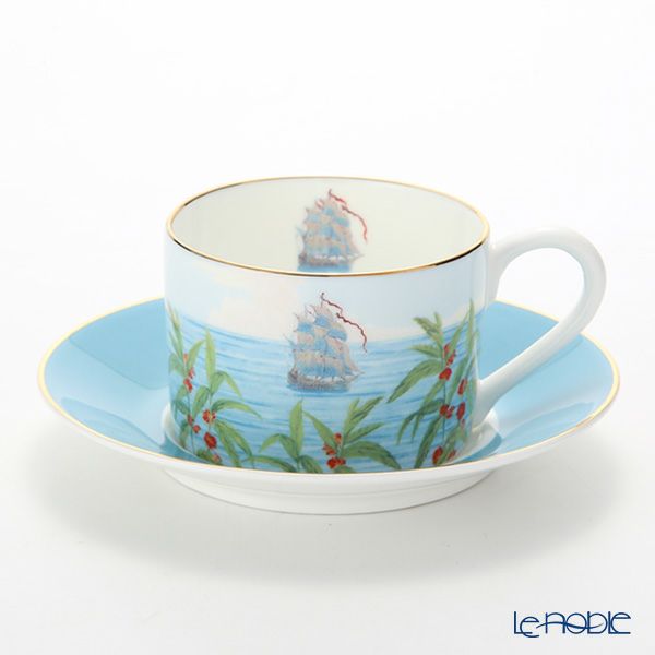 ロイカーカム ブレナム宮殿（インディアンルーム） ティーカップ＆ソーサー（ブルー）