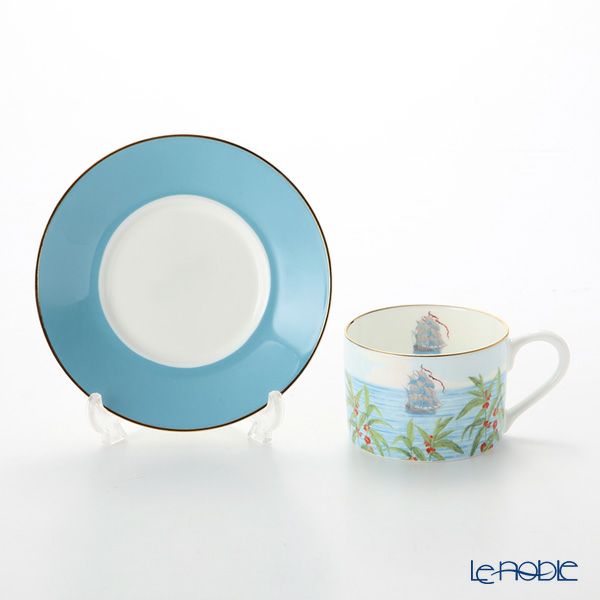 ロイカーカム ブレナム宮殿（インディアンルーム） ティーカップ＆ソーサー（ブルー）