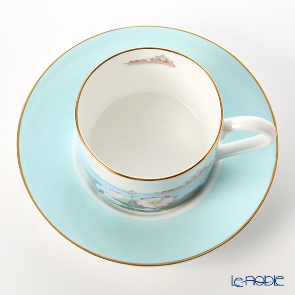 ロイカーカム ブレナム宮殿（インディアンルーム） ティーカップ＆ソーサー（ターコイズ）