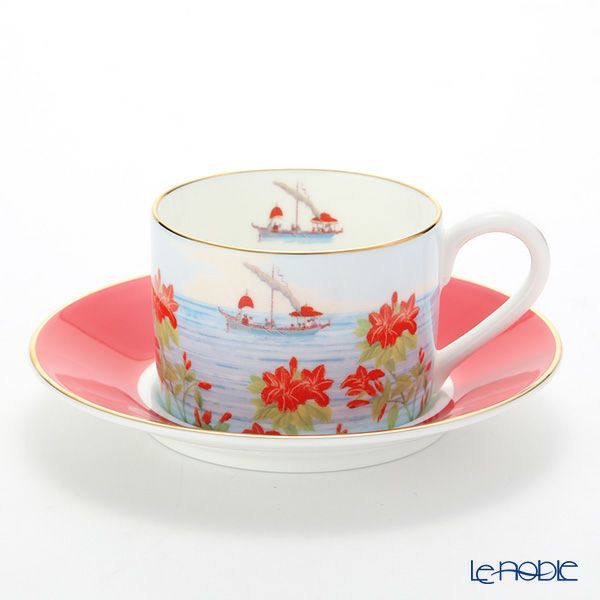 ロイカーカム ブレナム宮殿（インディアンルーム） ティーカップ＆ソーサー（レッド）