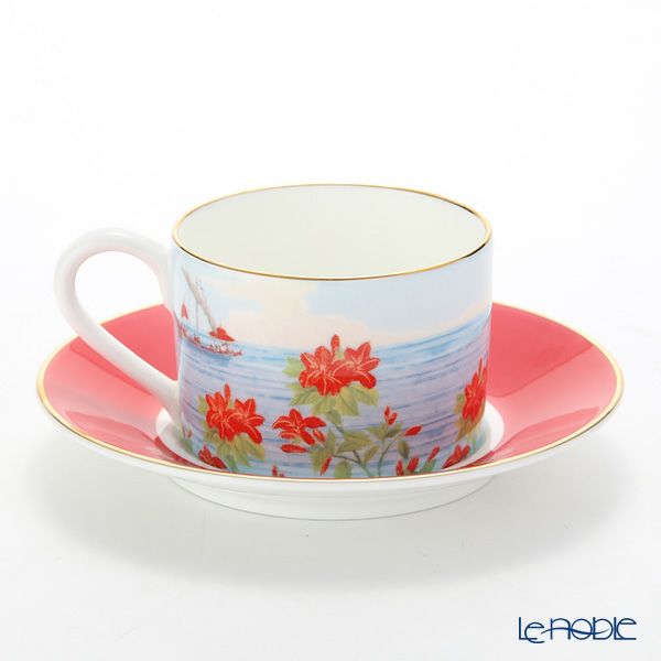 ロイカーカム ブレナム宮殿（インディアンルーム） ティーカップ＆ソーサー（レッド）