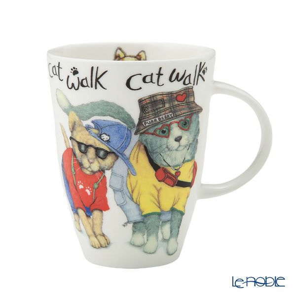 ロイカーカム アニマルファッション キャット ビーカー・ルイーズ 400ml