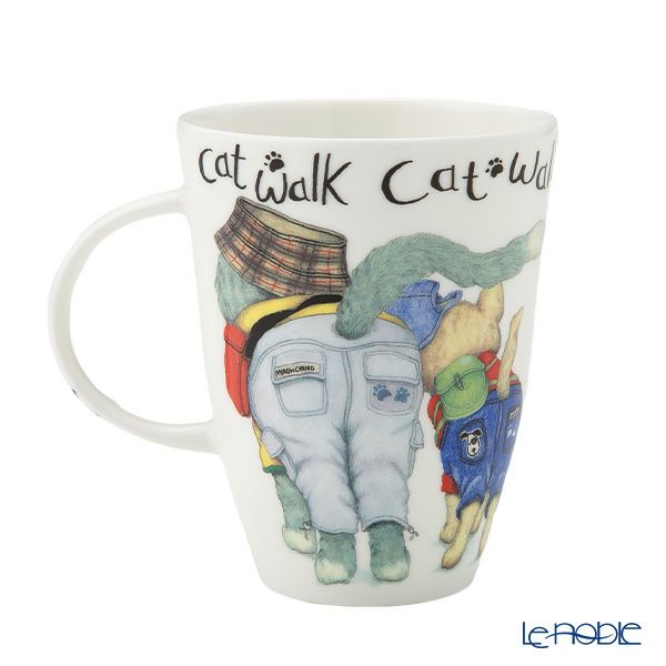 ロイカーカム アニマルファッション キャット ビーカー・ルイーズ 400ml