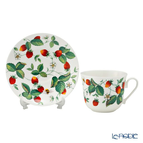 ロイカーカム アルパインストロベリー モーニングカップ＆ソーサー 480ml