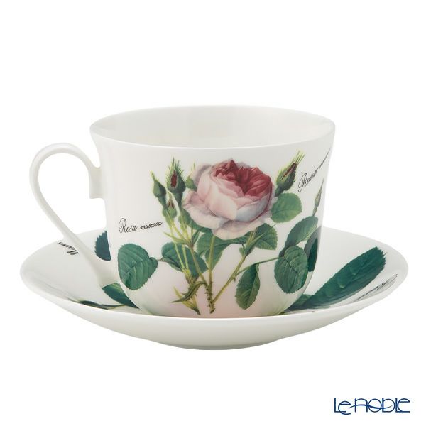 ロイカーカム ルドゥトロサ／ルドゥーテ・ローズ モーニングカップ＆ソーサー 480ml