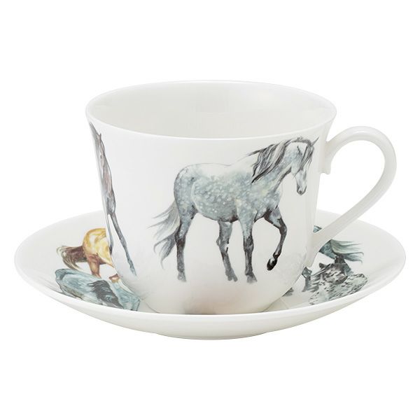 ロイカーカム マイホース モーニングカップ＆ソーサー 480ml