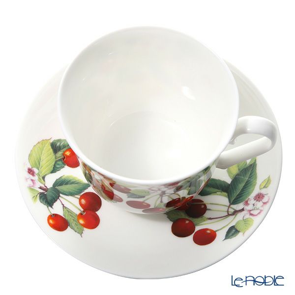 ロイカーカム チェリー モーニングカップ＆ソーサー 480ml