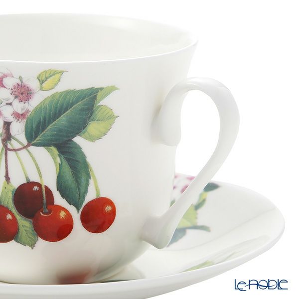 ロイカーカム チェリー モーニングカップ＆ソーサー 480ml