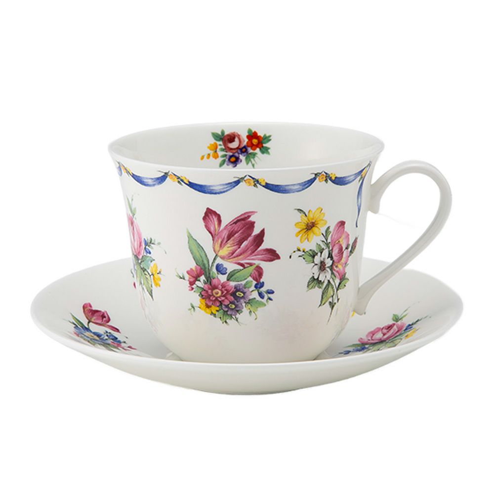 ロイカーカム ドレスデン モーニングカップ＆ソーサー 480ml