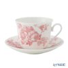 ロイカーカム ピンク ビクトリア モーニングカップ＆ソーサー 480ml