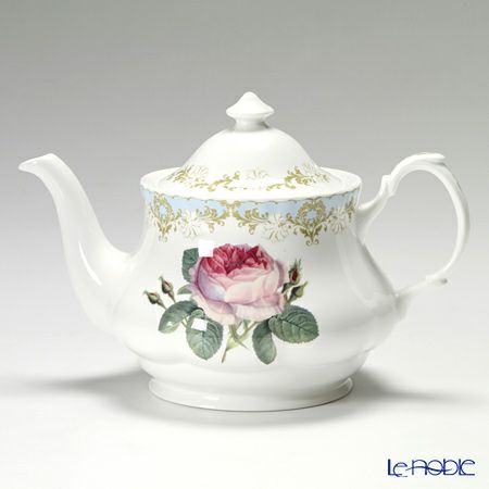 ロイカーカム ビンテージローズ ブルー ティーポット L（ラウンド） 1000ml