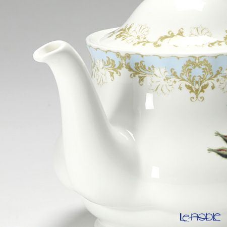 ロイカーカム ビンテージローズ ブルー ティーポット L（ラウンド） 1000ml