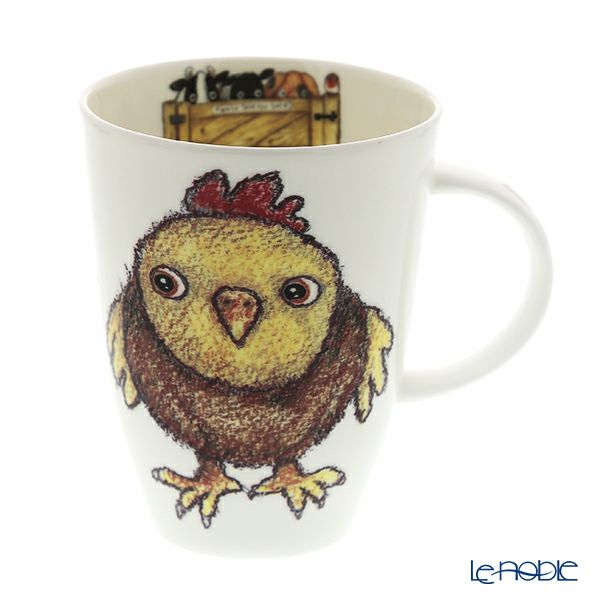 ロイカーカム シャット・ザ・ゲード（ニワトリ） ビーカー・ルイーズ 400ml マグカップ