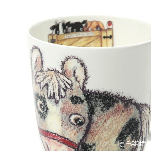 ロイカーカム シャット・ザ・ゲード（ホース） ビーカー・ルイーズ 400ml マグカップ