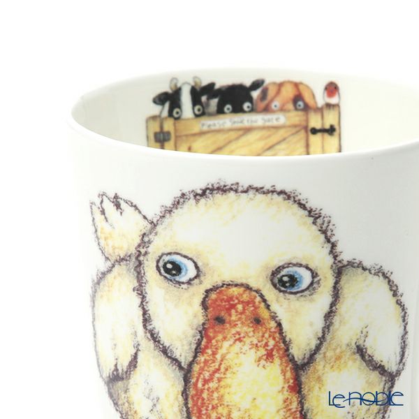 ロイカーカム シャット・ザ・ゲード（アヒル） ビーカー・ルイーズ 400ml マグカップ