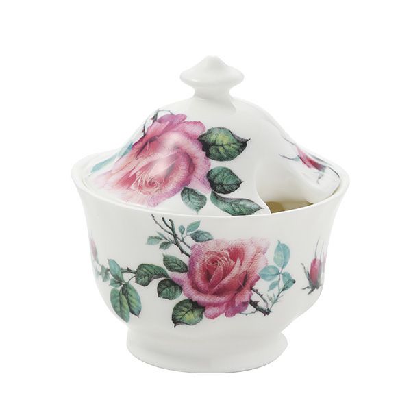 ロイカーカム イングリッシュローズ カバードシュガーボウル 200ml