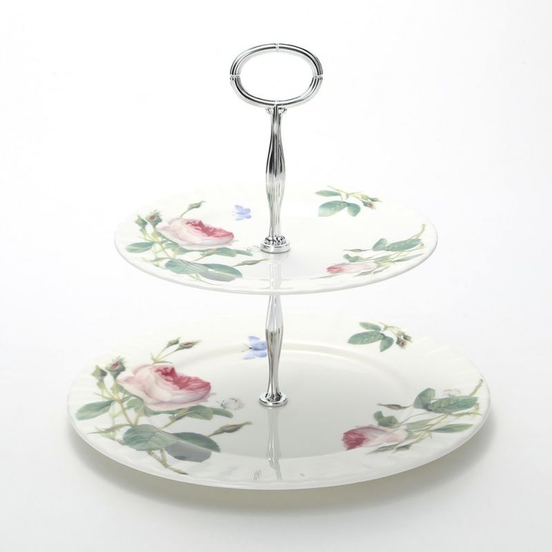 ロイカーカム パレスガーデン 2段ケーキスタンド