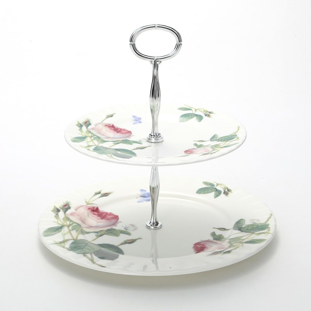 ロイカーカム パレスガーデン 2段ケーキスタンド