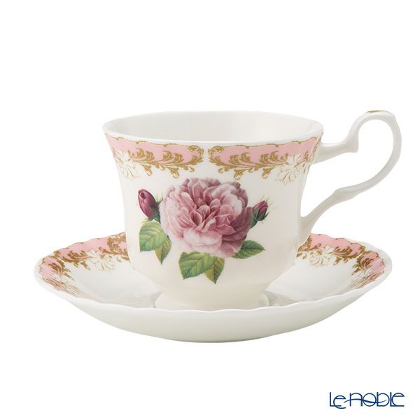 ロイカーカム ビンテージローズ ピンク ティーカップ＆ソーサー（スタンダード） 230ml
