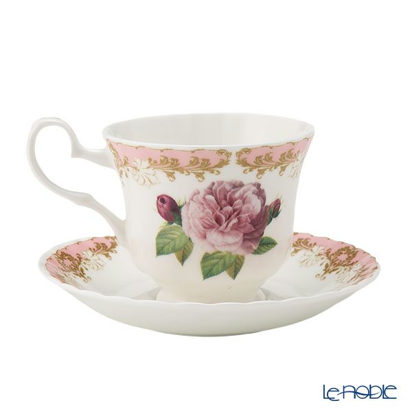 ロイカーカム ビンテージローズ ピンク ティーカップ＆ソーサー（スタンダード） 230ml