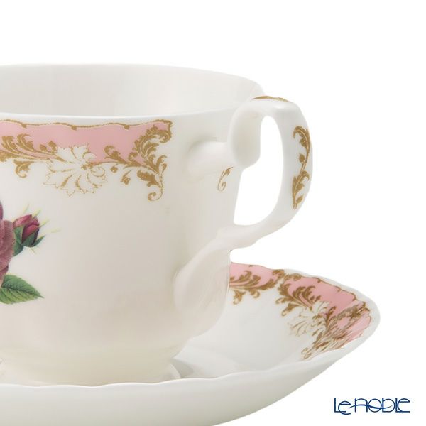 ロイカーカム ビンテージローズ ピンク ティーカップ＆ソーサー（スタンダード） 230ml