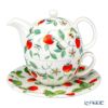 ロイカーカム アルパインストロベリー ティーカップ＆ソーサー（1人用ポット付）／ティーフォーワン