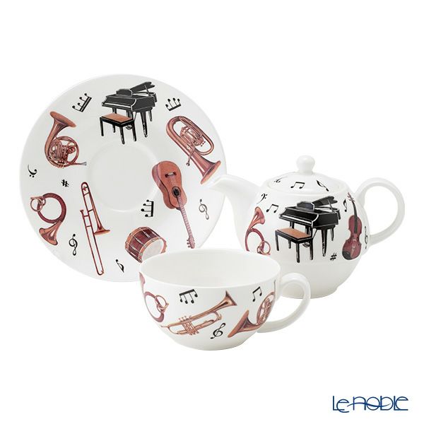 ロイカーカム コンサート ティーカップ＆ソーサー（1人用ポット付）／ティーフォーワン