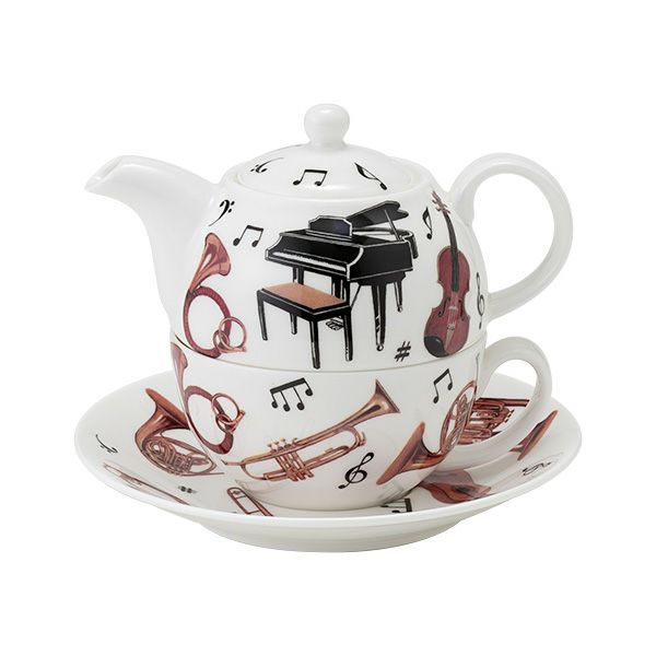 ロイカーカム コンサート ティーカップ＆ソーサー（1人用ポット付）／ティーフォーワン