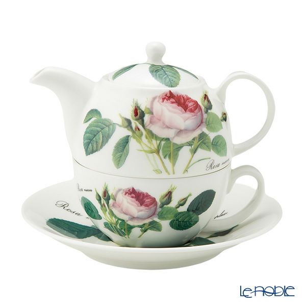 ロイカーカム ルドゥトロサ／ルドゥーテ・ローズ ティーカップ＆ソーサー（1人用ポット付）／ティーフォーワン