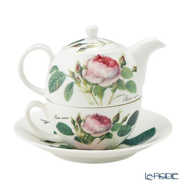 ロイカーカム ルドゥトロサ／ルドゥーテ・ローズ ティーカップ＆ソーサー（1人用ポット付）／ティーフォーワン