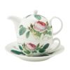 ロイカーカム ルドゥトロサ／ルドゥーテ・ローズ ティーカップ＆ソーサー（1人用ポット付）／ティーフォーワン