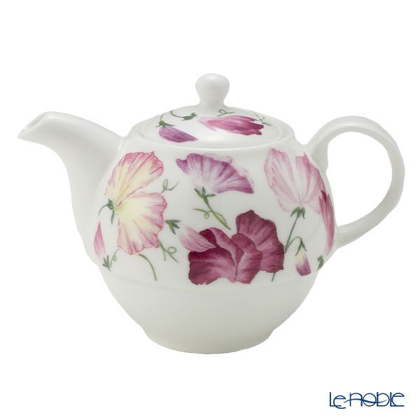 ロイカーカム スイートピー ティーカップ＆ソーサー（1人用ポット付）／ティーフォーワン