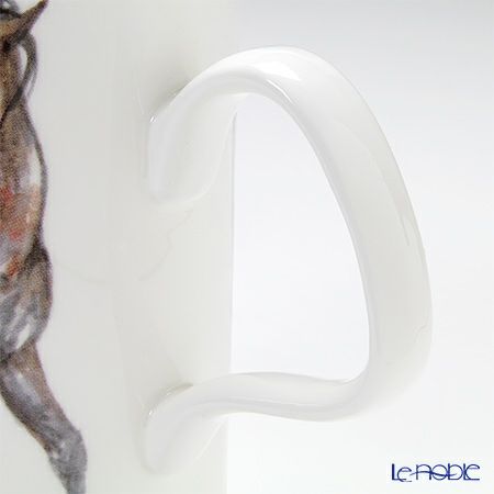 ロイカーカム ホース（2013） ホワイト＆ブラウン こし器付ビーカー 320ml