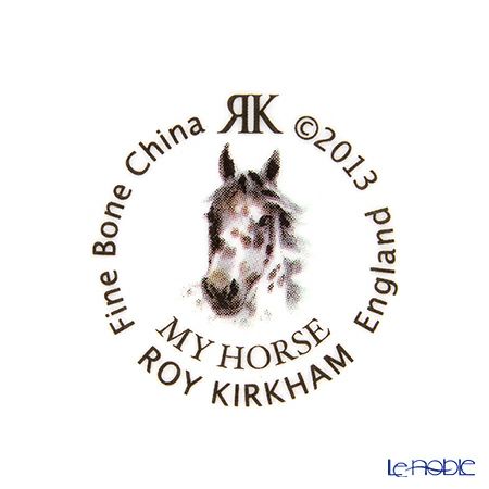 ロイカーカム ホース（2013） ホワイト＆ブラウン こし器付ビーカー 320ml