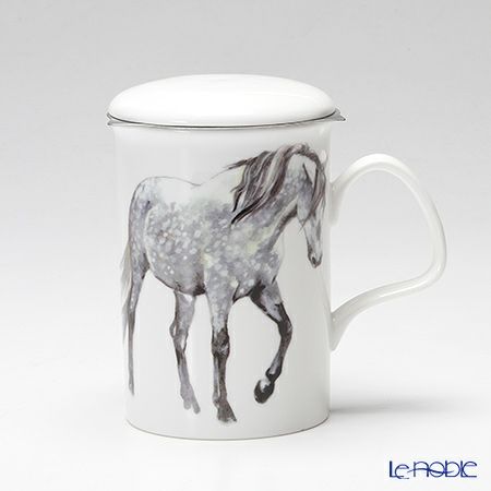 ロイカーカム ホース（2013） ホワイト こし器付ビーカー 320ml