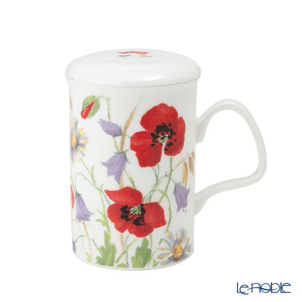 ロイカーカム イングリッシュメドウ レッド こし器付ビーカー 320ml