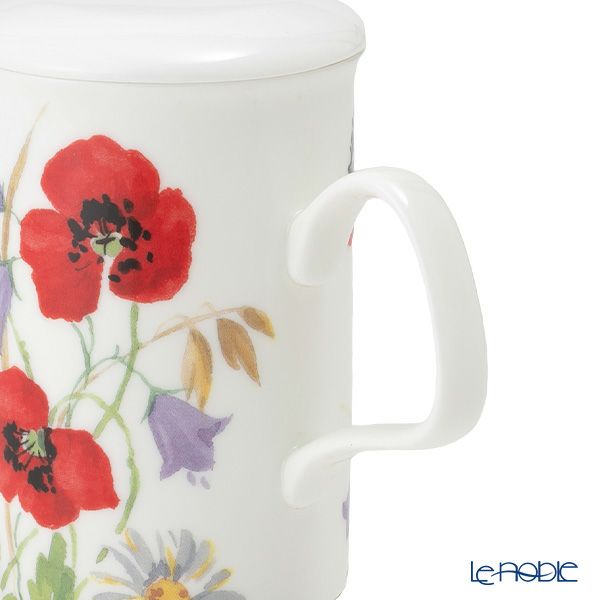 ロイカーカム イングリッシュメドウ レッド こし器付ビーカー 320ml