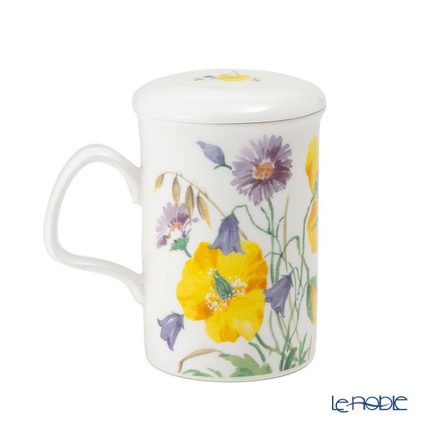 ロイカーカム イングリッシュメドウ イエロー こし器付ビーカー 320ml