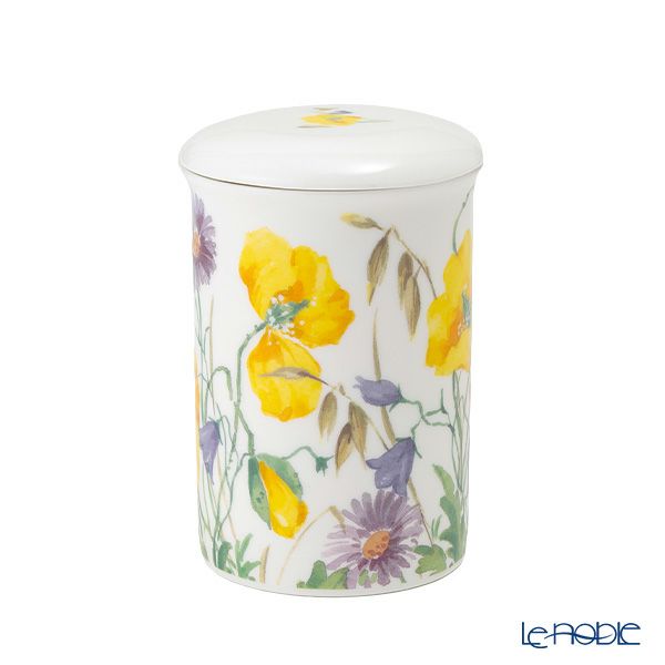 ロイカーカム イングリッシュメドウ イエロー こし器付ビーカー 320ml