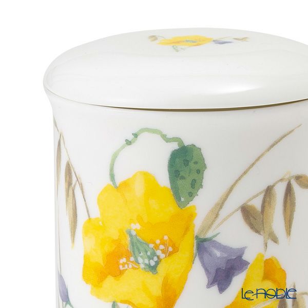 ロイカーカム イングリッシュメドウ イエロー こし器付ビーカー 320ml