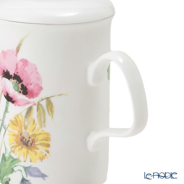 ロイカーカム イングリッシュメドウ ピンク こし器付ビーカー 320ml