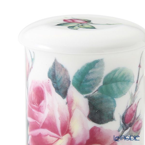 ロイカーカム イングリッシュローズ ピンク こし器付ビーカー 320ml