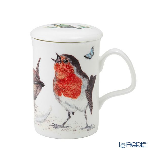 ロイカーカム ガーデンバード B レッド こし器付ビーカー 320ml